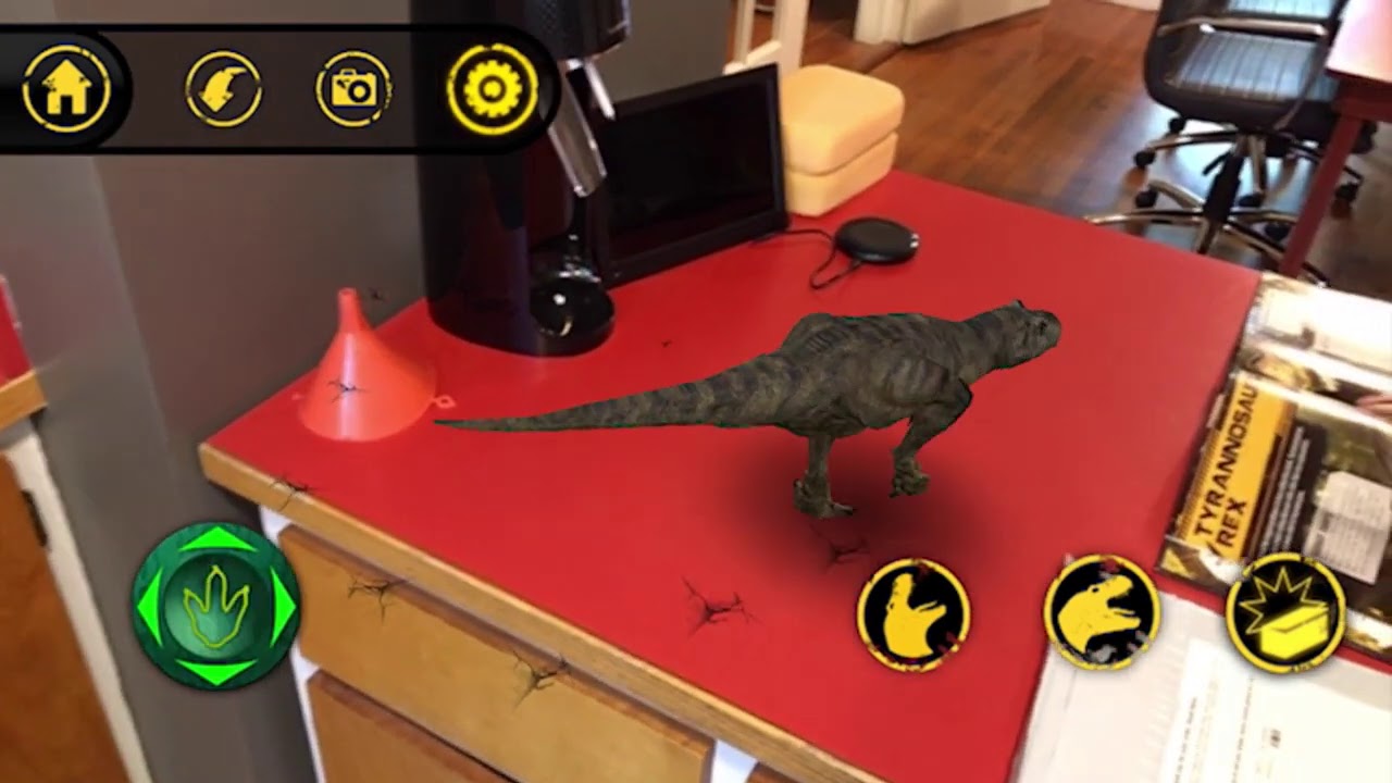 Dinosaur AR Book with Voiceover YouTube