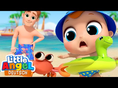 Das Strandlied | Familienurlaub am Meer | Little Angel Deutsch - Kinderlieder