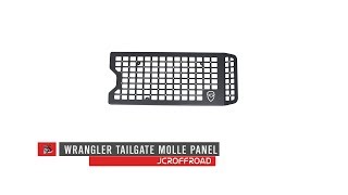 Wrangler Tailgate MOLLE Panel Installation