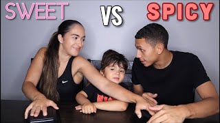 SWEET VS SPICY CHALLENGE (GETS CHAOTIC)