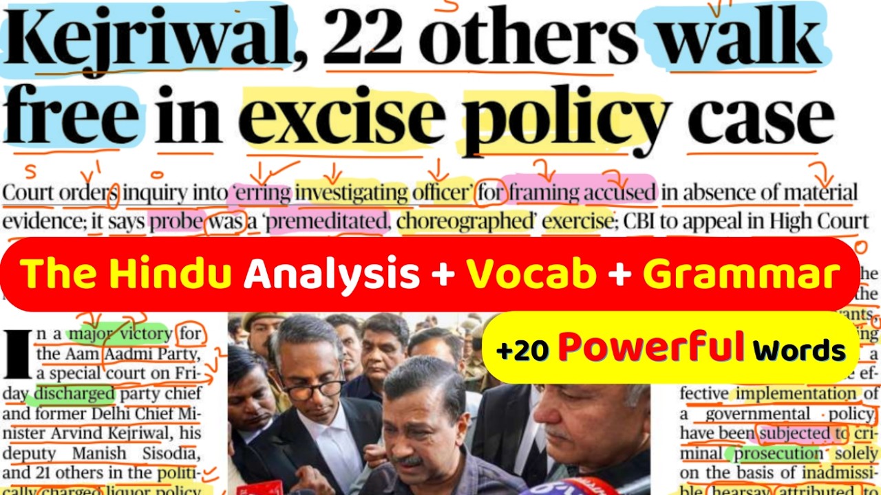 Learn English with The Hindu Newspaper | The Hindu Analysis Today | Newspaper Reading for Beginners