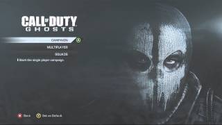 CoD Ghosts-Menu and Settings