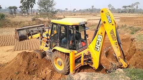 JCB 3DX Machine working Video Jcb Front bucket dozing video | jcp working video | jcp video | jcb