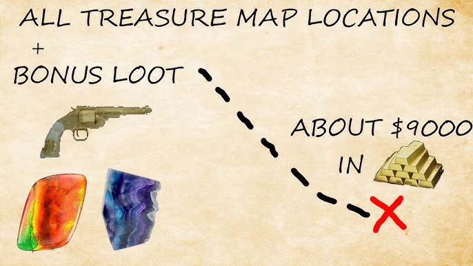 Red Dead Redemption 2 The Elemental Trail Treasure Map locations