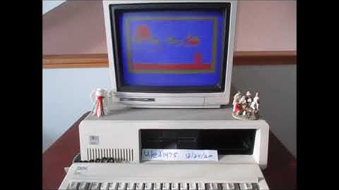 Holiday Music Week: IBM 5150 PC - Rudolph the Red Nosed Reindeer