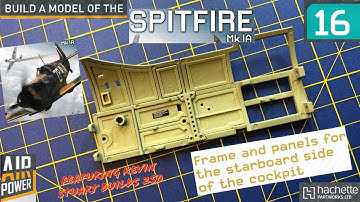 Build a model Spitfire Mk1A - Issue 16. A 1/18 Scale model aircraft build by Hachette Partworks Ltd.