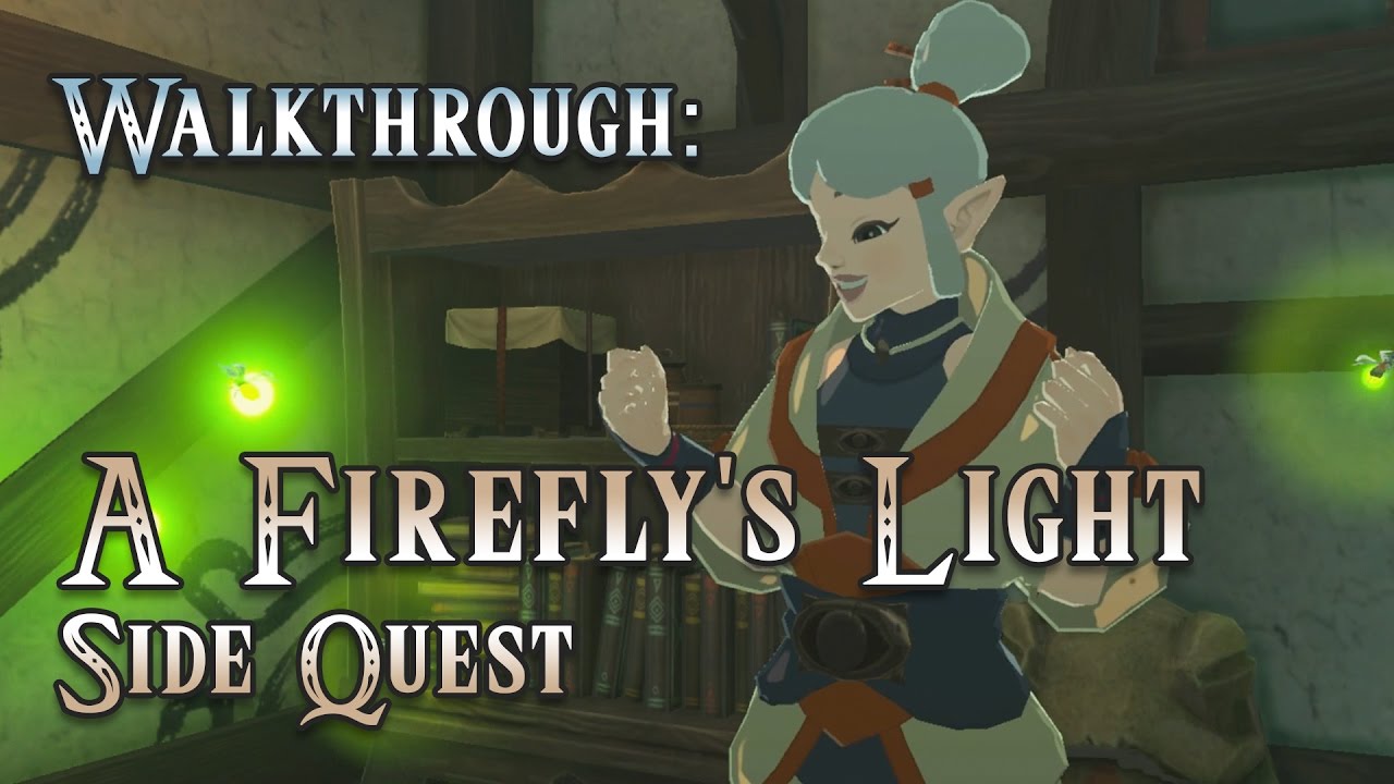 Tutorial: A Firefly's Light Kakariko Side The Legend of Zelda: Breath of the Wild YouTube