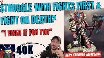 “CRUSH Fights First & Fight on Death – Outsmart Your Opponent in Close Combat!” Warhammer 40k!