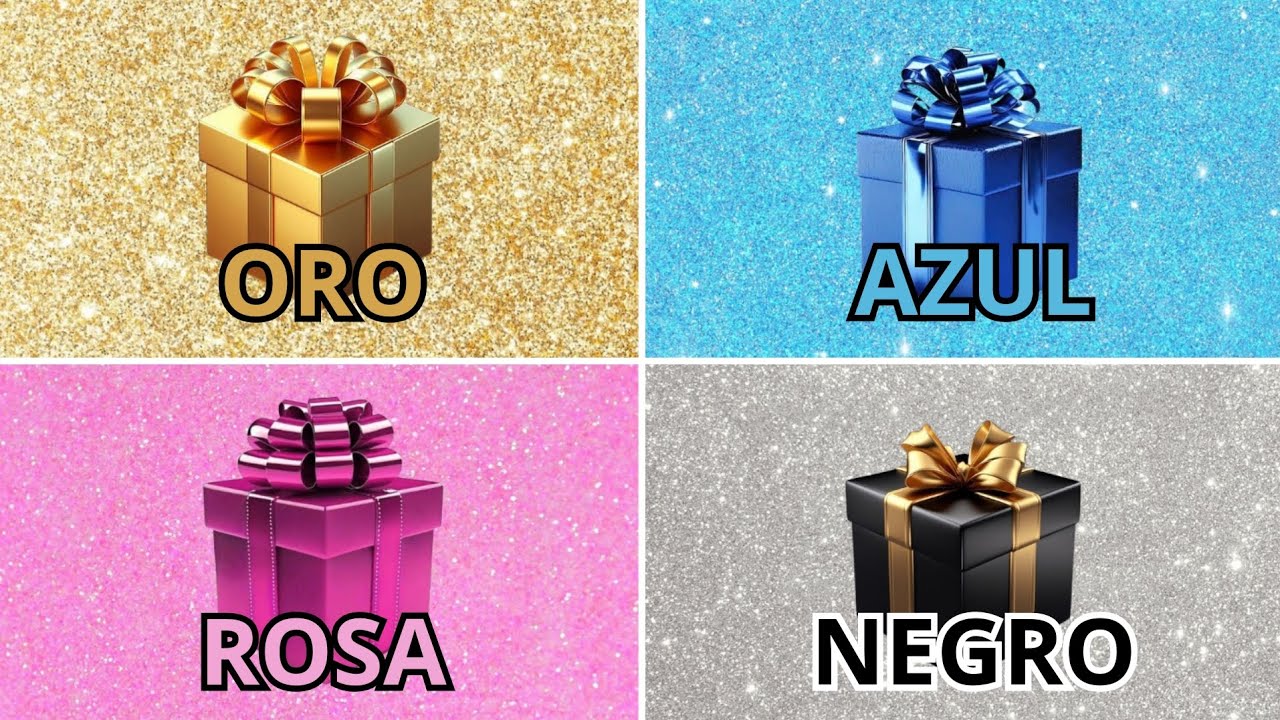 ELIGE 1 REGALO DE 4 🎁👑 CHOOSE YOUR GIFT | Desafío de cajas de regalo. 