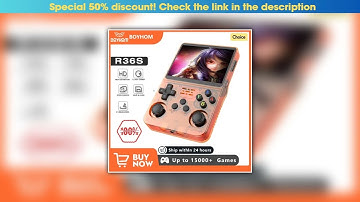 Limited Open Source R36S Retro Handheld Video Game Console Linux System 3.5 Inch IPS Screen Portabl