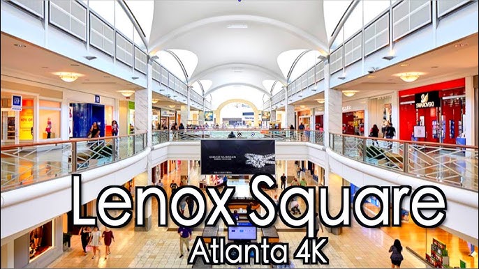 Lenox Square is upscale luxury shopping , Stock Video