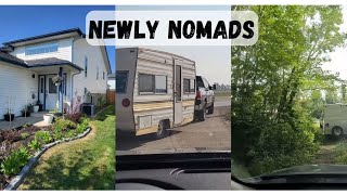 Road Trip to Our ABANDONED Off Grid Property | Camping Across Canada in A VINTAGE TRAILER Supercut
