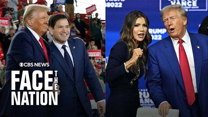 Trump plans to tap Marco Rubio for secretary of state, Kristi Noem for Homeland Security secretary