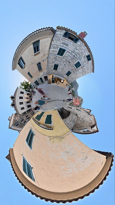 Omiš old Town, Croatia with DJI Osmo 360 8K