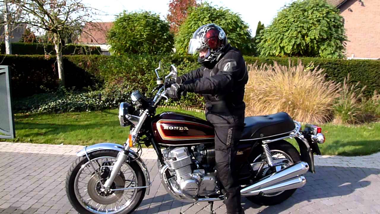 Start Voor De Rit Honda Cb 750 K7.Mov - Youtube