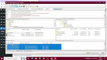 How to install wordpress theme manually using FTP Server Filezilla
