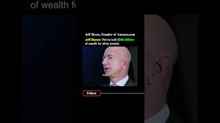 Jeff Bezos Says We've built $840 Billion of Wealth for other People🔥 #shorts #trending #viral #fpyシ