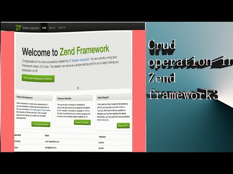 How to make CRUD from Zend Framework 3