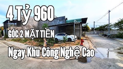 Bán Lô Đất Góc 2 Mặt Tiền 80m2 Dự Án Samsung Vila Giá 4 Tỷ 960 Ngay Khu Công Nghệ Cao TP Thủ Đức