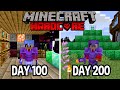 I Survived 200 Days In Hardcore Minecraft...