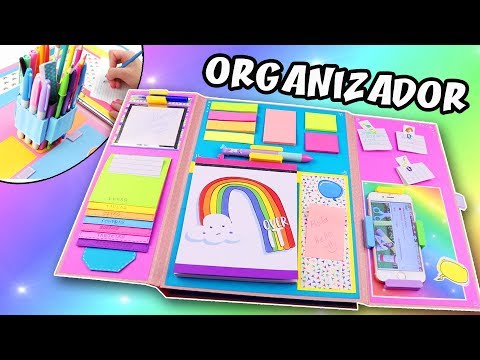 5 DIY CARPETAS ORGANIZADORAS - Folders de Cartón 😜