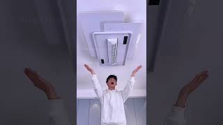 Leafless fan lights that replace traditional ceiling lights.#lamp #light #led #smarthome