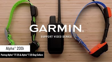 Garmin Support | Alpha® 200 Series | Pairing with an Alpha® TT 25 or T 20 Collar