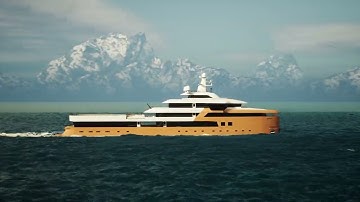 Unreal Engine Water Foam Ocean and Yacht Project (Metavers Yacht)