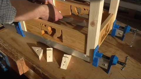 making a table using a Hegner part 5