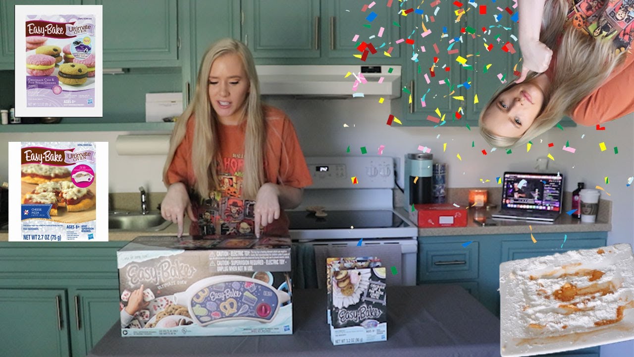 We Tried An Easy-Bake Oven For The First Time 