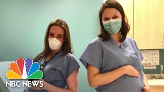 Expectant Doctors Navigate Pregnancy Amid The COVID-19 Pandemic | NBC News NOW