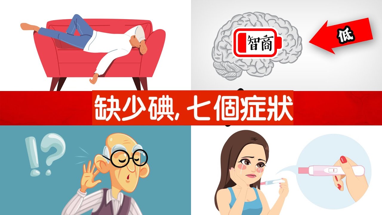 缺碘7症狀,腦和聽力受損,智商低,長纖維囊腫等,缺碘原因,高碘食物,柏格醫生 Dr Berg - YouTube