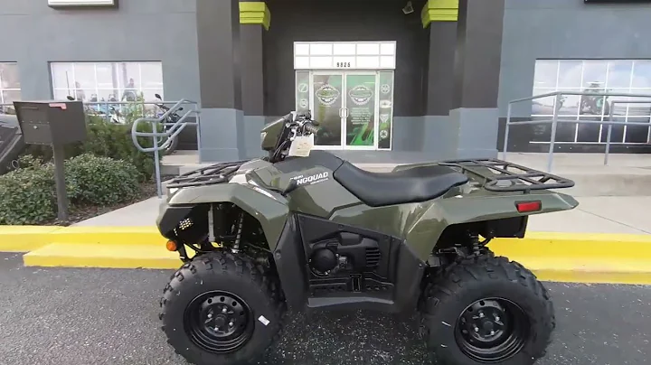 New Terra Green 2024 SUZUKI KINGQUAD 500 AXi ATV For Sale In Port Richey, FL