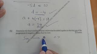 KCSE 2018 - ARITHMETIC PROGRESSIONS