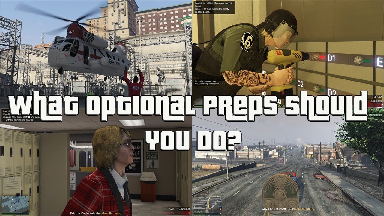 GTA Online Casino Heist What Optional Preps Should You Do And Avoid? All 3 Approaches