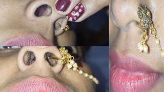 |Piggy Nose (part 4) in flash light with Nathiya|Most highly requested vedio|(Nupur.Rakesh vlogs)