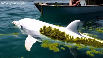 Cứu Hộ Cá Heo Trắng Bị Hàng Triệu Con Hà Xanh Rêu Ký Sinh Khắp Cơ Thể - Phóng Sự Hoang Dã