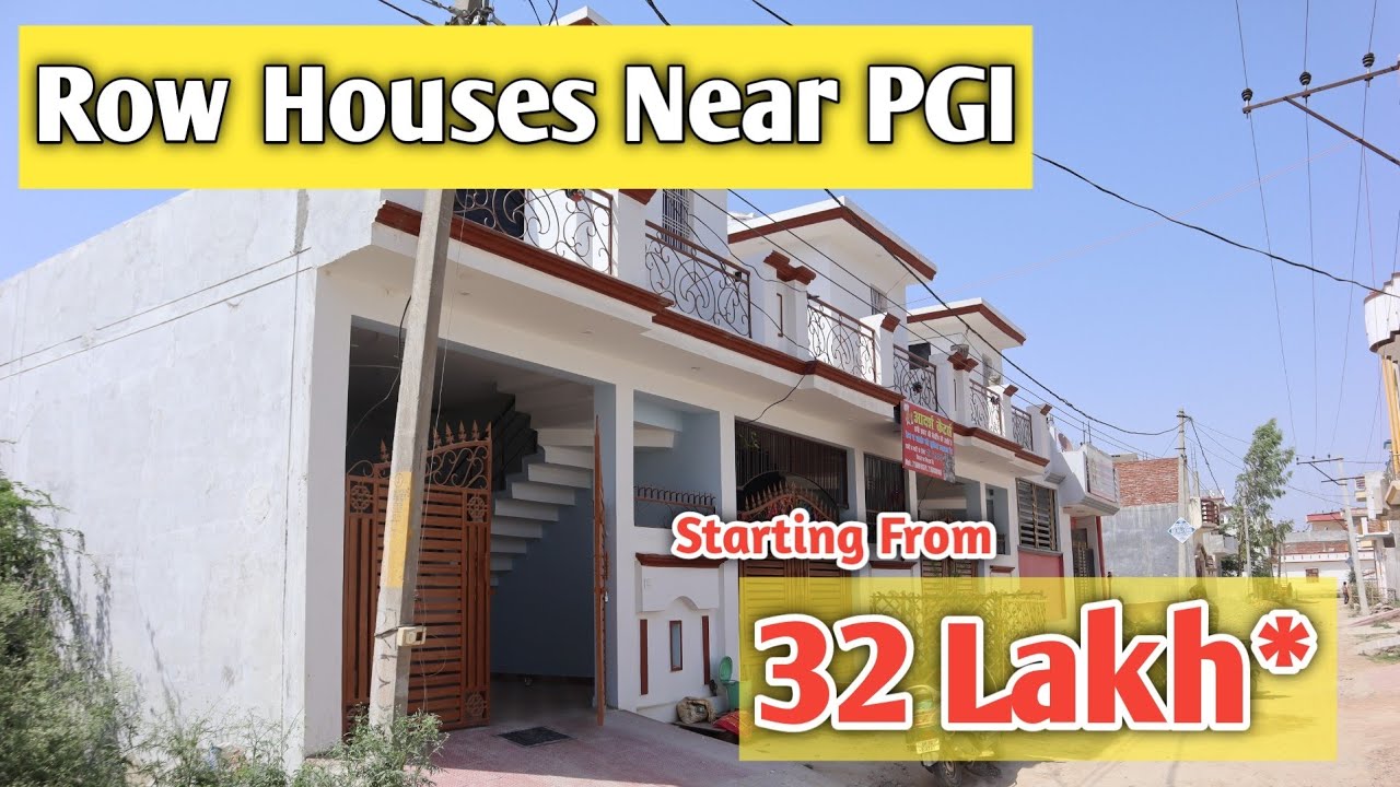 Row Houses Nr PGI Lucknow House For Sell in Lucknow Property On