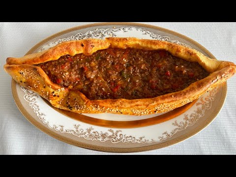 TURKISH PIDE RECIPE : The most delicious and easy pide you will ever make!