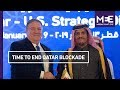 Us secretary of state pompeo says saudiled blockade on qatar must end