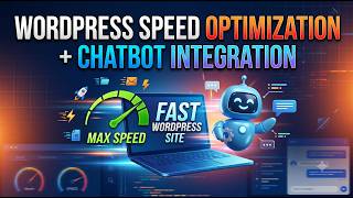 WordPress Speed Optimization + Chatbot Integration | Step-by-Step Guide