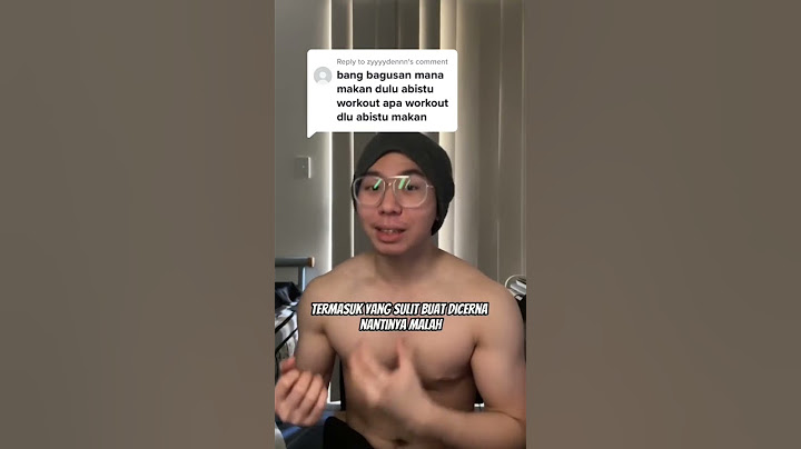 Bagusan makan sebelom atau sesudah latih otot?