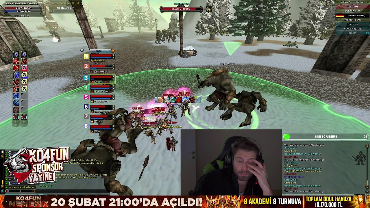 🏆#KO4FUN🔥🏆CekilmezBirAdam🏆Mele PK-Yeni Char Kasma-CR-FARM-SOHBET🏆