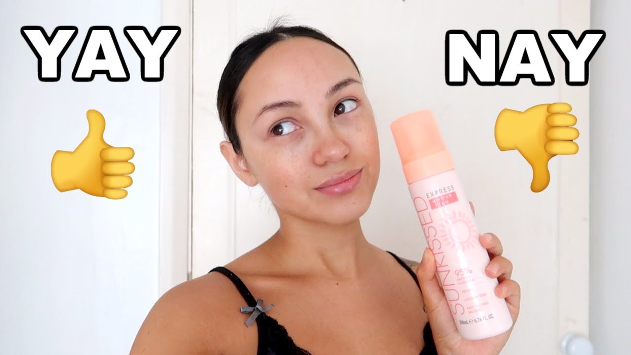 SUNKISSED 1 Hour Express Tan REVIEW! Yay Or Nay?! YouTube