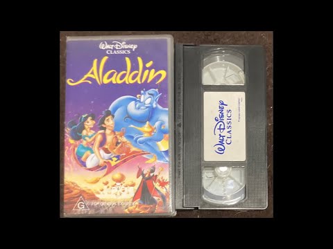 Opening/Closing to Aladdin 1994 VHS