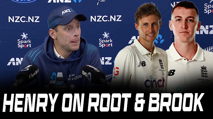 New Zealand's Matt Henry reflects on Harry Brook & Joe Root's partnership on Day 1