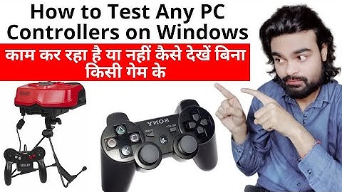 how to check pc joystick | How to Test PC Controllers on Windows Only 1 Minutes | best joystick 2020