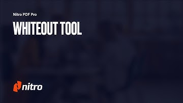 Nitro Pro: Whiteout Tool