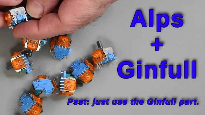 Alps-Ginfull TMR Joysticks for PS5: The Ultimate Stick Drift Fix for Easy Repairs