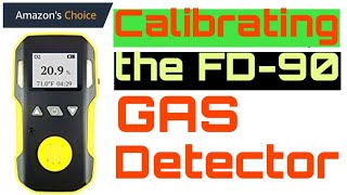 Zero And Gas Calibration, Fd-90A Toxic Gas Detector
